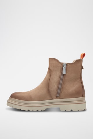Boots en cuir - Marron clair