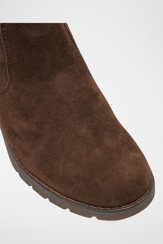 Bottines en nubuck - Marron