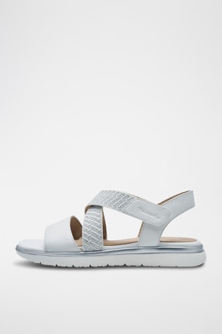 Sandales en cuir - Blanc