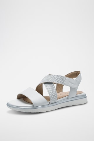 Sandales en cuir - Blanc