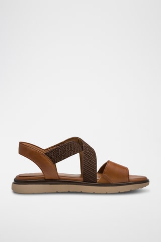 Sandales en cuir - Camel