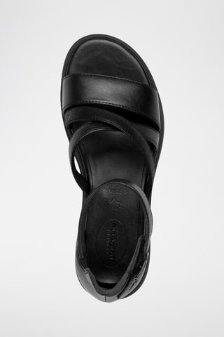 Sandales en cuir - Noir