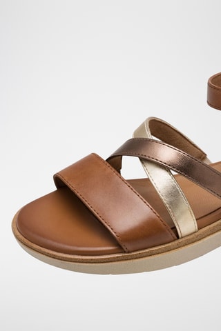 Sandales en cuir - Marron
