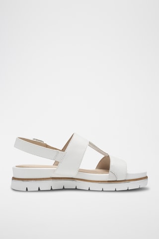 Sandales en cuir - Blanc