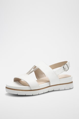 Sandales en cuir - Blanc