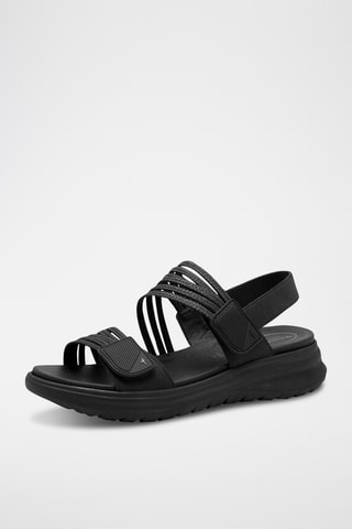 Sandales compensées - Noir