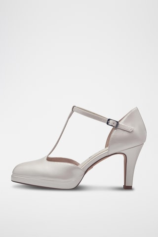 Salomés à talons - Blanc