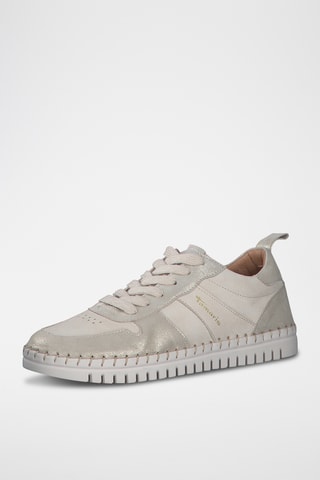 Baskets en cuir - Gris clair