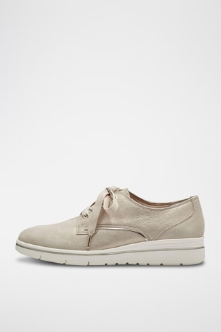 Derbys en cuir - Doré