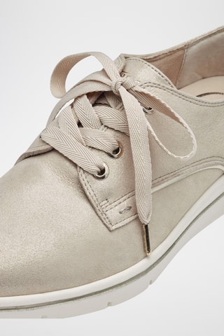 Derbys en cuir - Doré