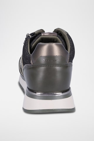Baskets en cuir - Kaki
