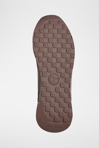 Baskets en nubuck - Gris et saumon
