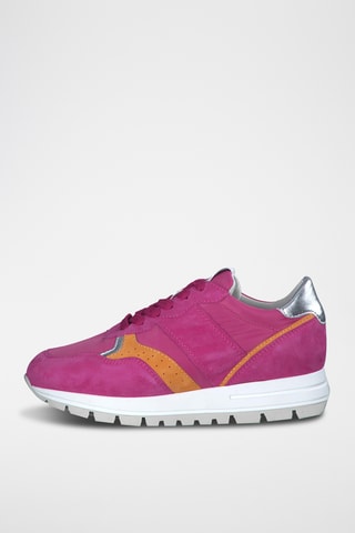 Baskets en cuir - Fuchsia
