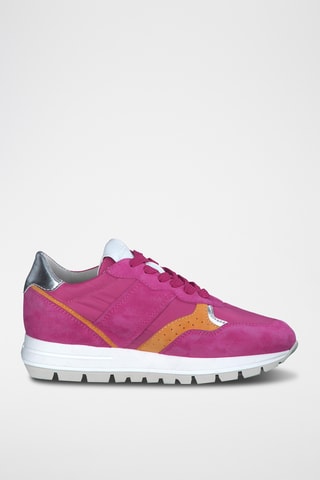 Baskets en cuir - Fuchsia