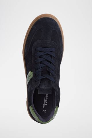 Baskets en nubuck - Bleu marine