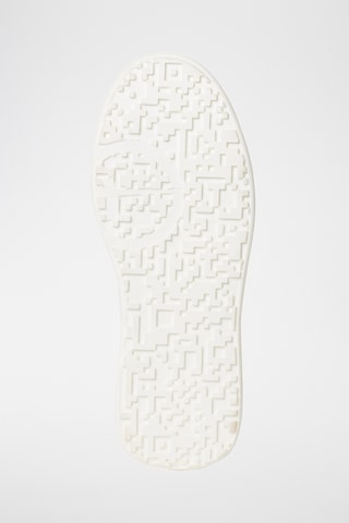 Baskets plateformes en cuir - Blanc