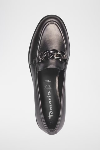 Mocassins en cuir - Gris foncé