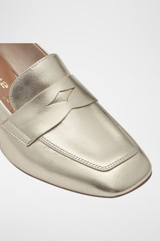 Mocassins en cuir - Doré