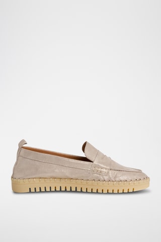 Mocassins en cuir - Doré