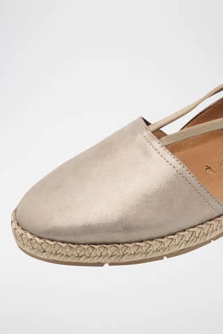 Espadrilles en cuir - Doré