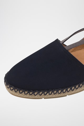 Espadrilles en nubuck - Bleu marine
