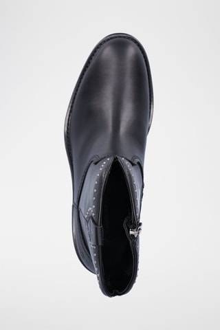 Bottines en cuir - Noir