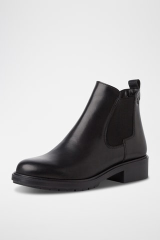 Bottines Chelsea en cuir - Noir