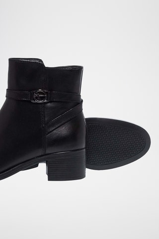 Bottines en cuir - Noir
