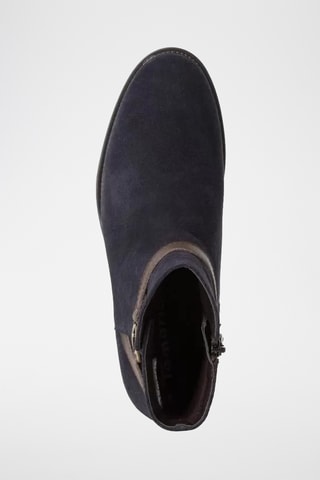 Bottines en cuir - Bleu marine
