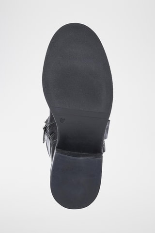 Bottines en cuir - Noir