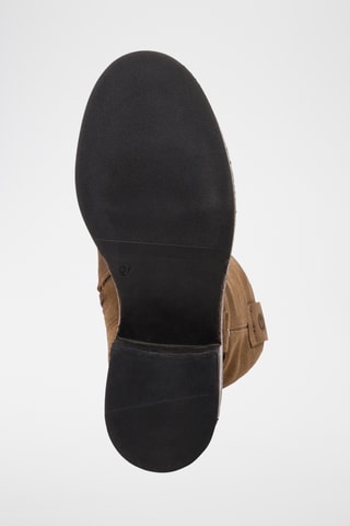 Bottes en nubuck - Beige