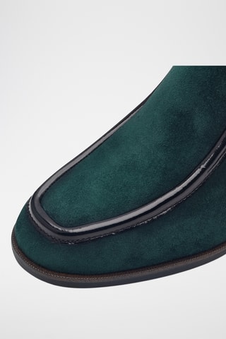 Bottines en cuir - Vert