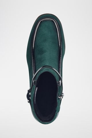 Bottines en cuir - Vert