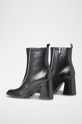 Bottines en cuir - Noir