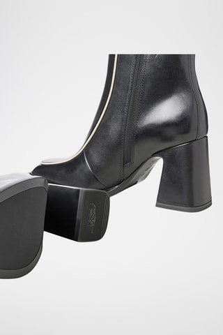 Bottines en cuir - Noir