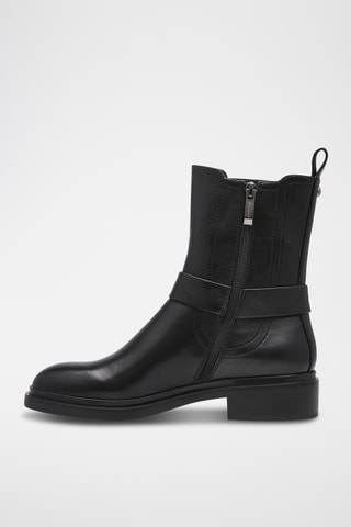 Bottines en cuir - Noir