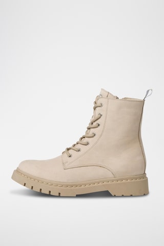 Bottines en nubuck - Beige