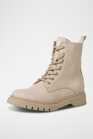 Bottines en nubuck - Beige