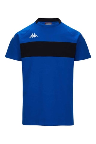 Camiseta recta Diago - Azul y amarillo