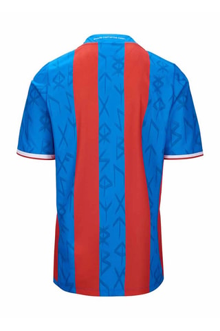Camiseta de fútbol Kombat 2024 Home Stade Malherbe Caen - Blanco, rojo y azul