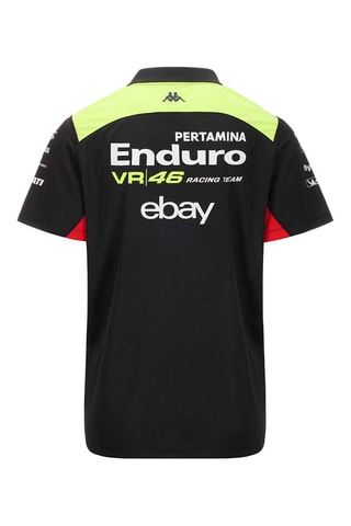 Polo recto Pertamina Enduro VR46 Racing Team - Negro