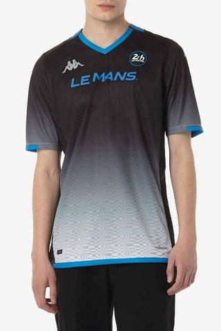 Camiseta 24 Horas de Le Mans Kombat - Blanco y negro