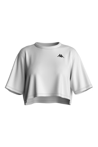 Camiseta cropped - Blanco