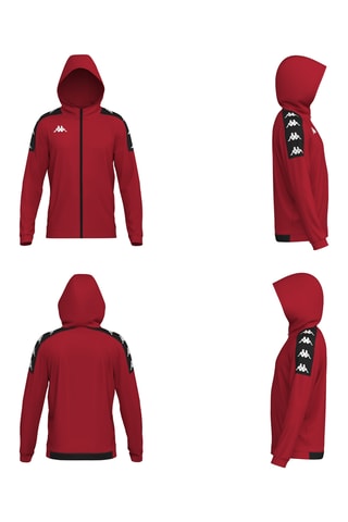 Sudadera con capucha - Rojo