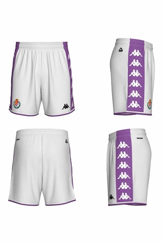 Short regular fit Real Valladolid Club de fútbol - Blanco