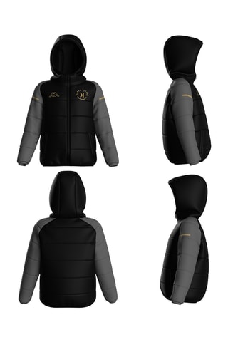 Anorak con capucha - Negro