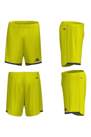 Short regular de football - Jaune