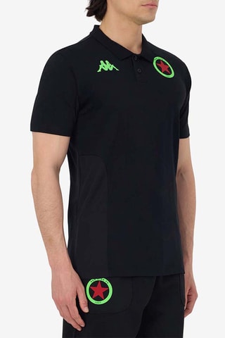 Polo slim fit Red Star FC - Negro