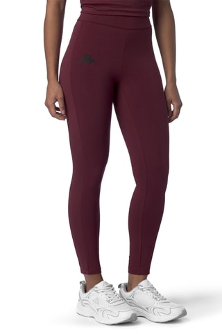 Leggings deportivos de tiro alto - Rojo