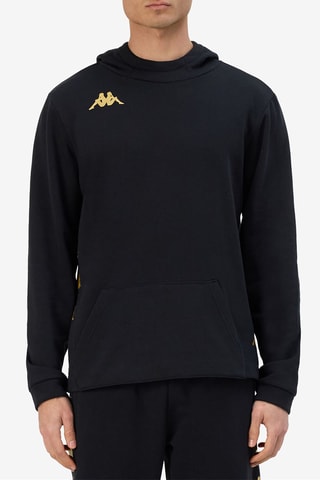 Sudadera polar con capucha - Negro